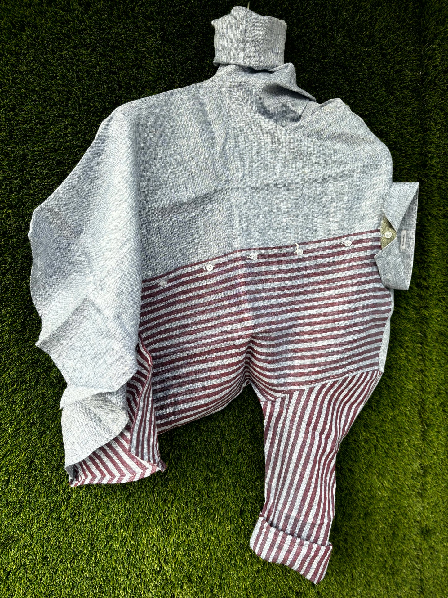 Striped Linen Casual Shirt