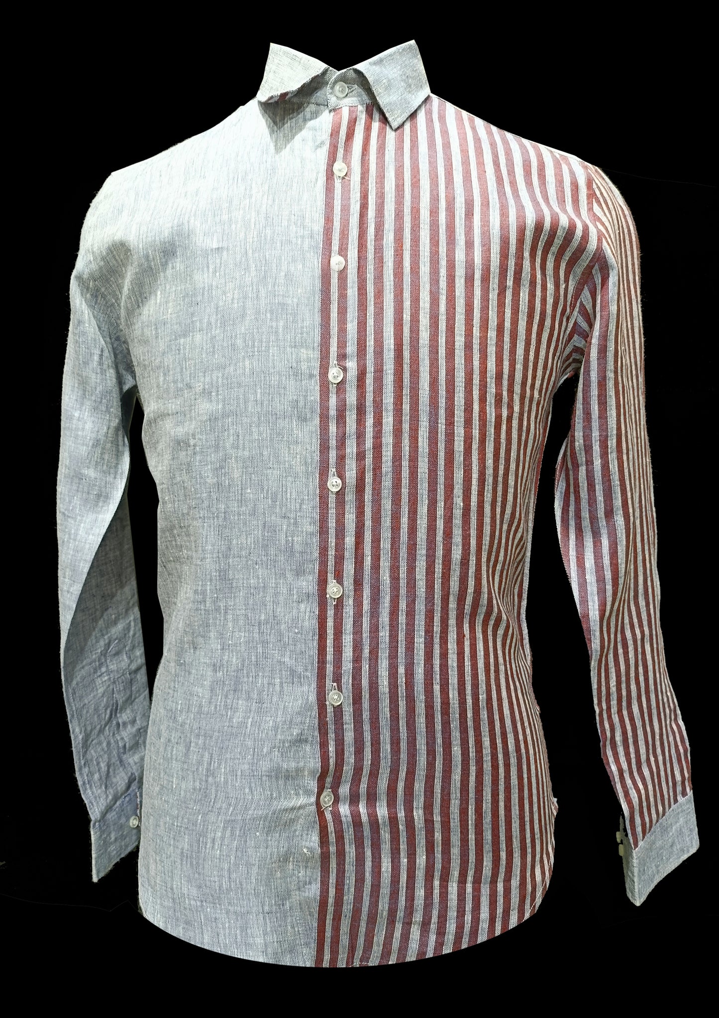 Striped Linen Casual Shirt