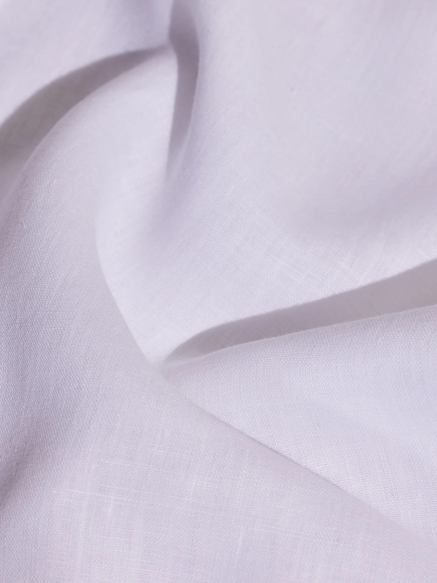 Plain White Linen Shirt