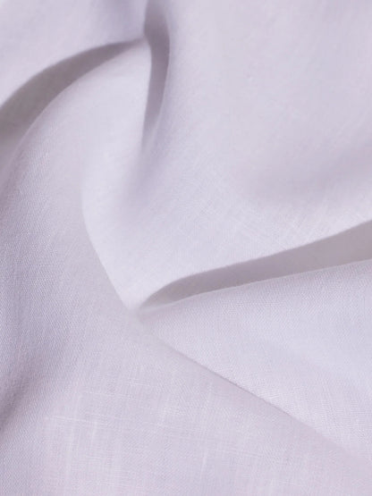 Plain White Linen Shirt
