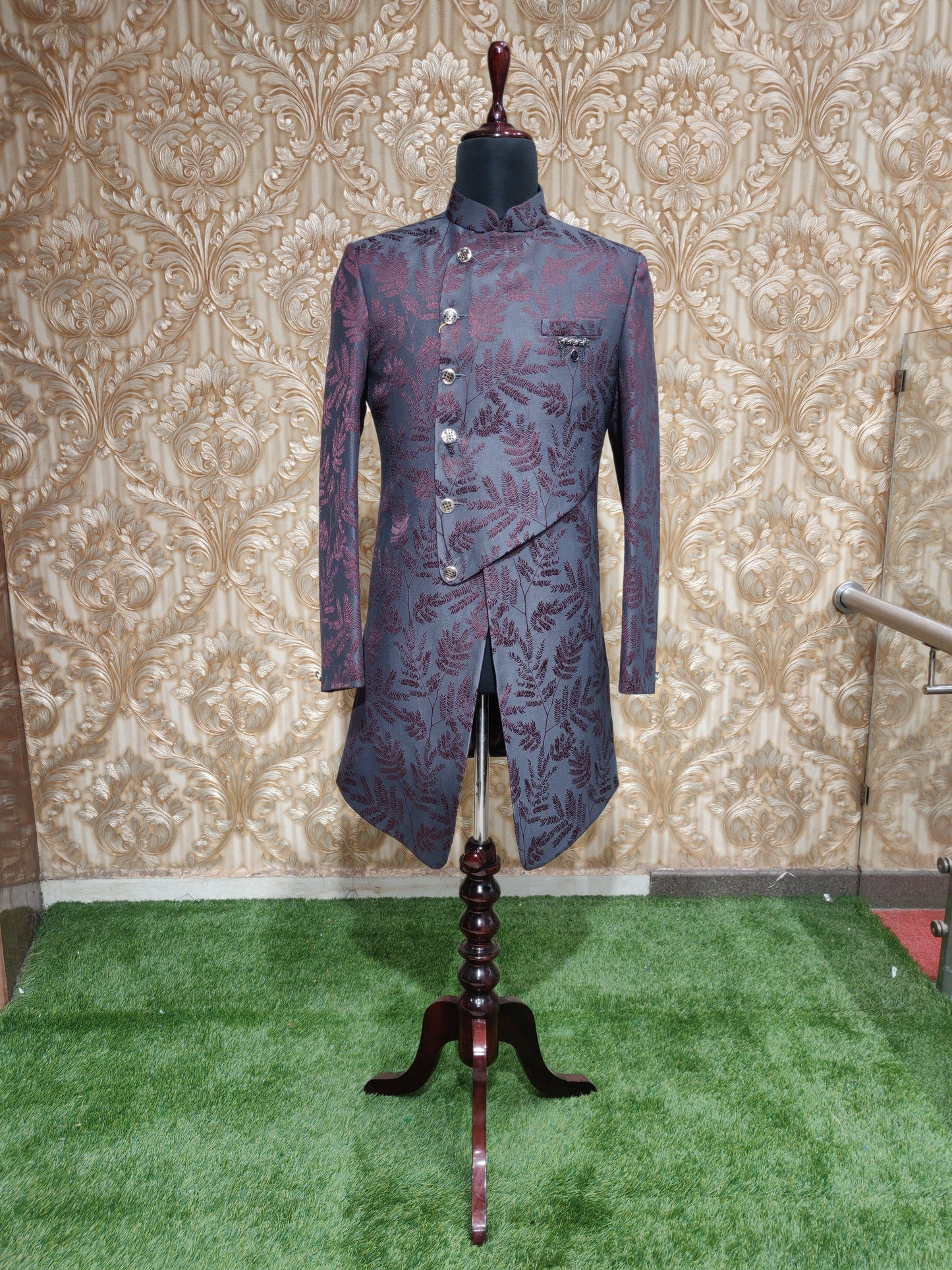 Designer Jacquard Indo-Western with Kedia Pattern