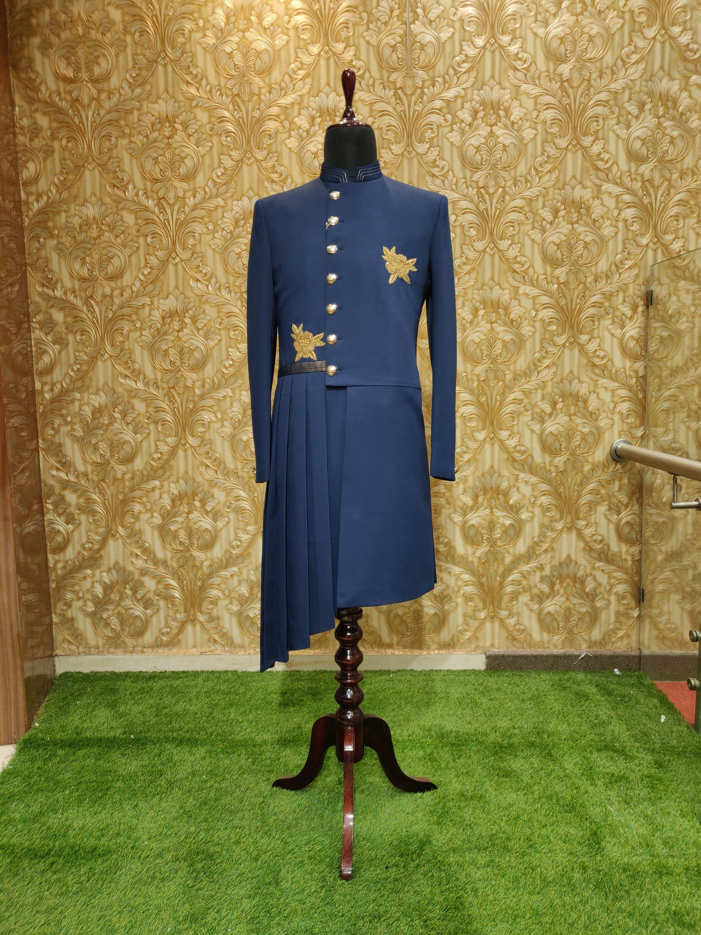 Designer Indo-Western with Drape Pattern