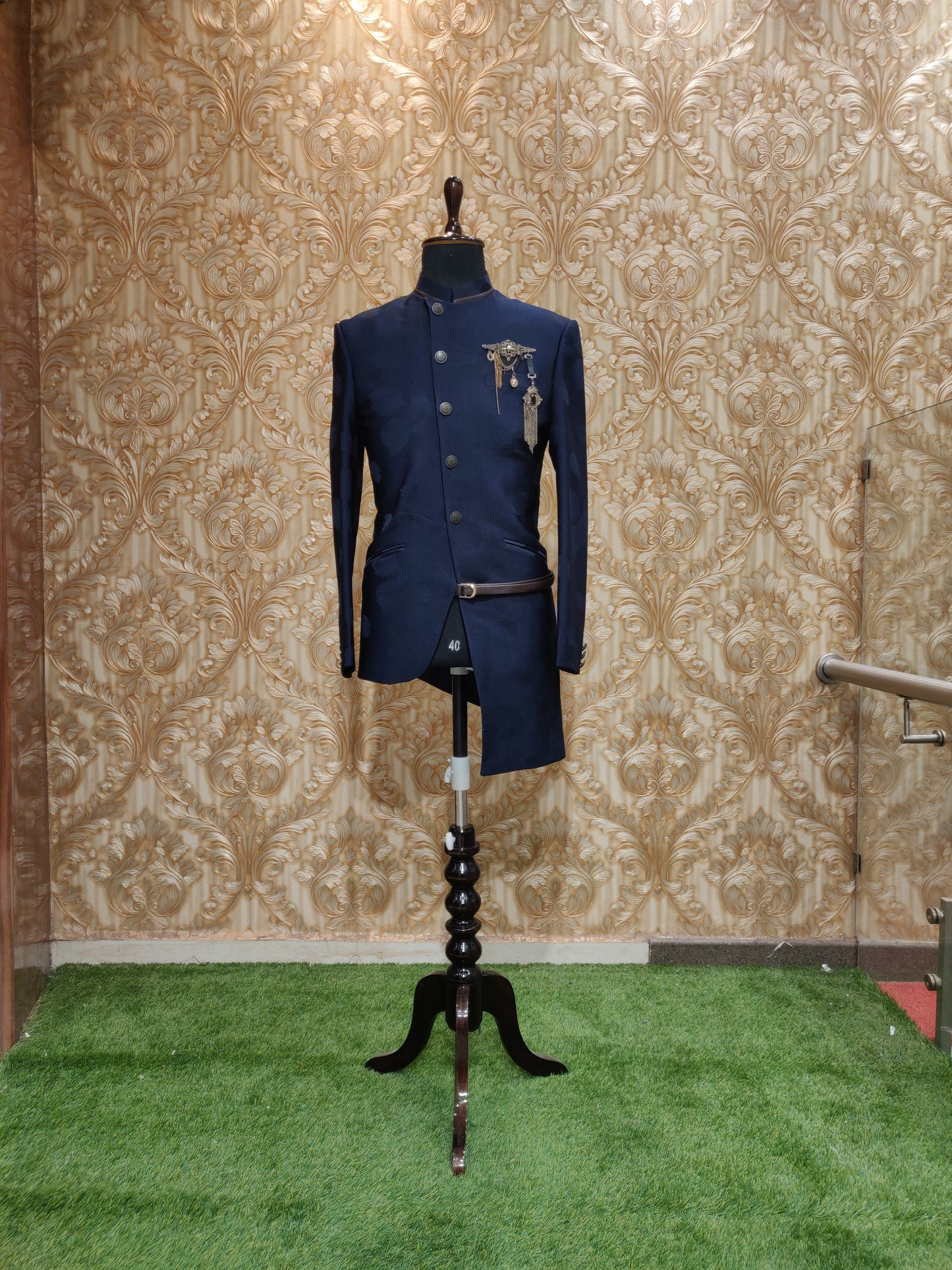 Fancy Jodhpuri Navy with belt