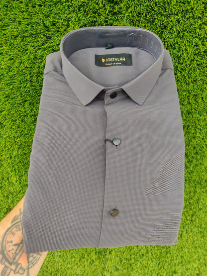 Designer Dark Grey Shirt