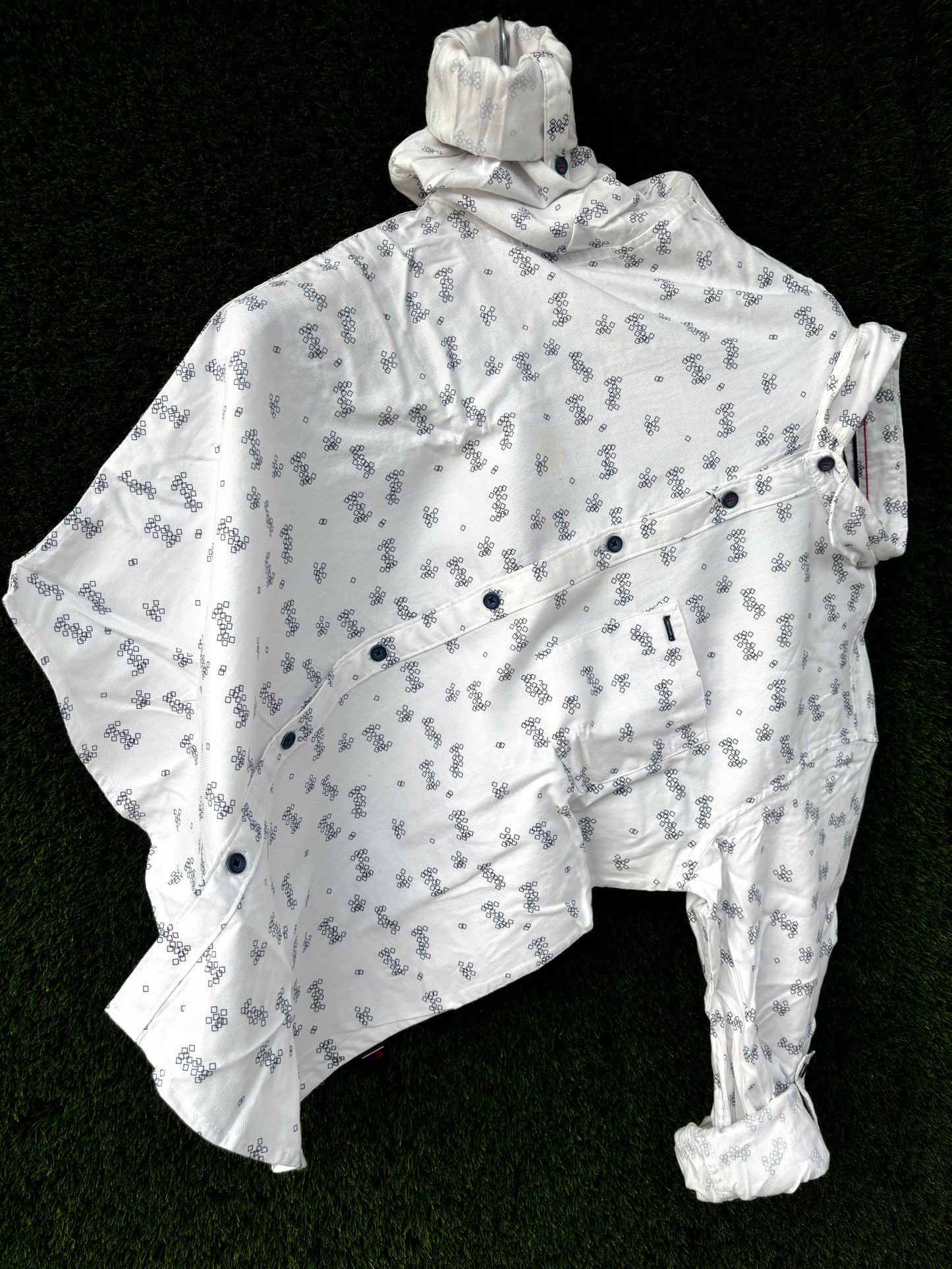 Printed Casual Shirt White