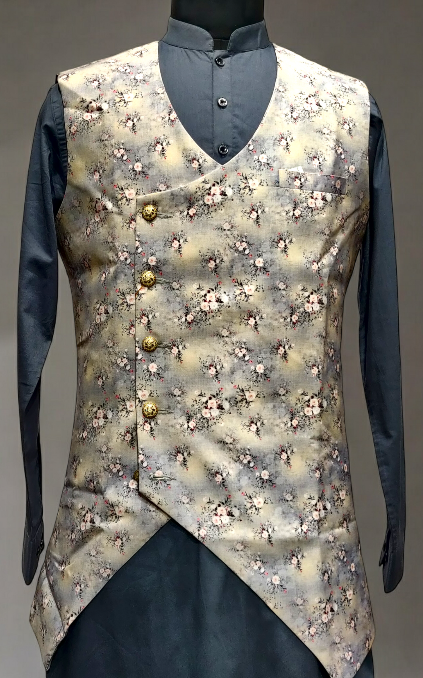 Kurta with fancy waist coat