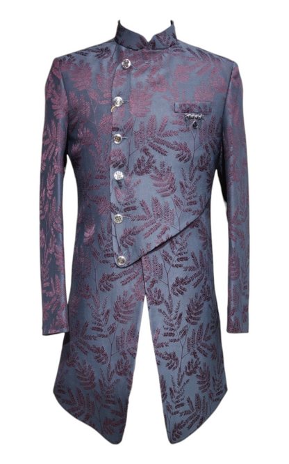 Designer Jacquard Indo-Western with Kedia Pattern