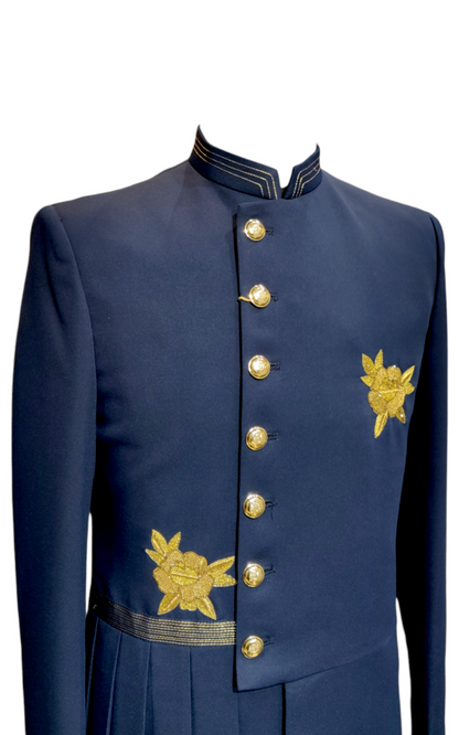 Designer Indo-Western with Drape Pattern