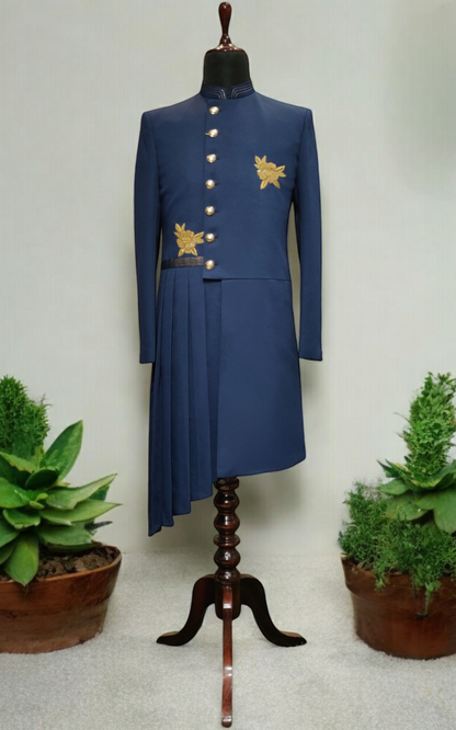 Designer Indo-Western with Drape Pattern