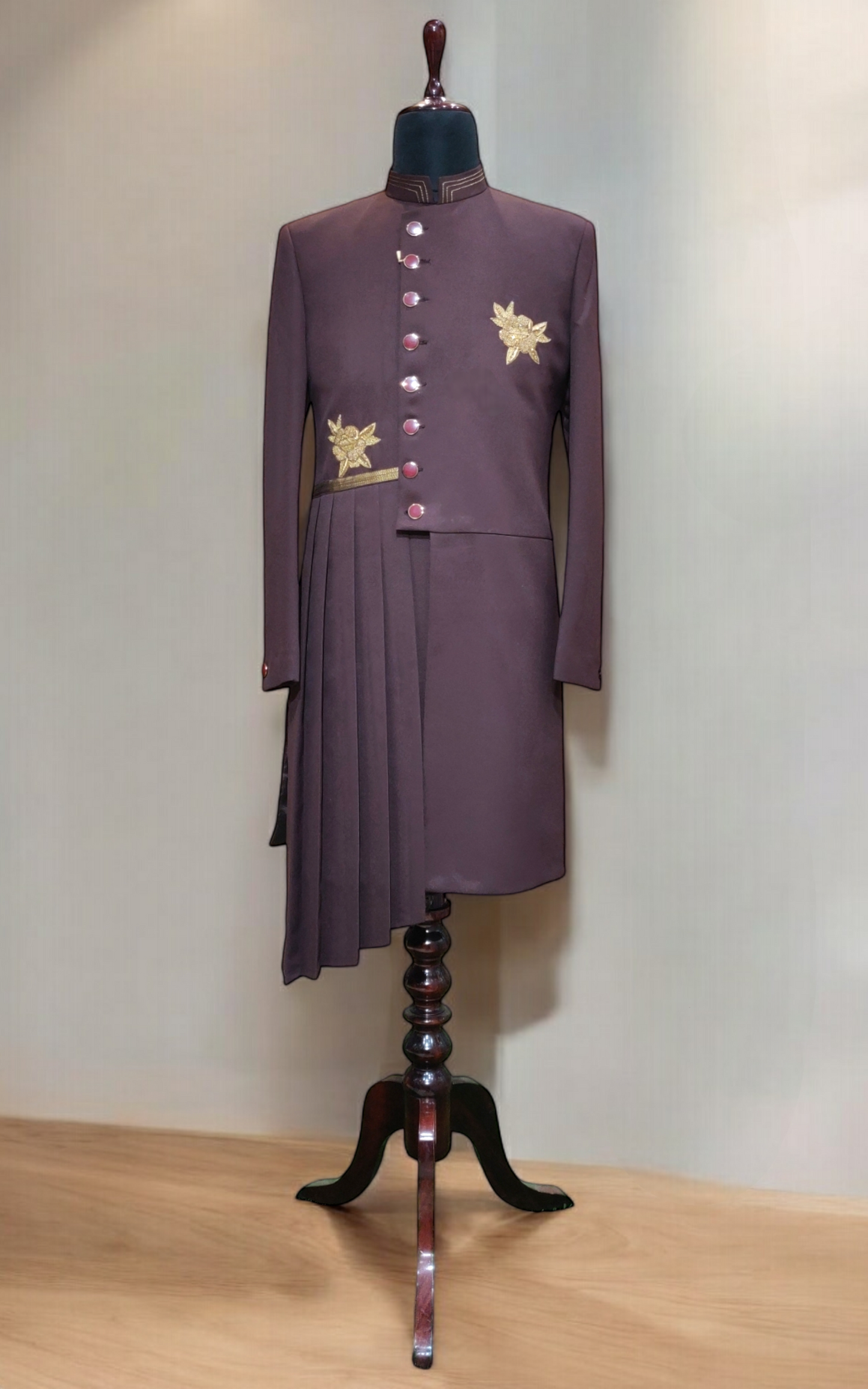 Designer Indo-Western with Drape Pattern