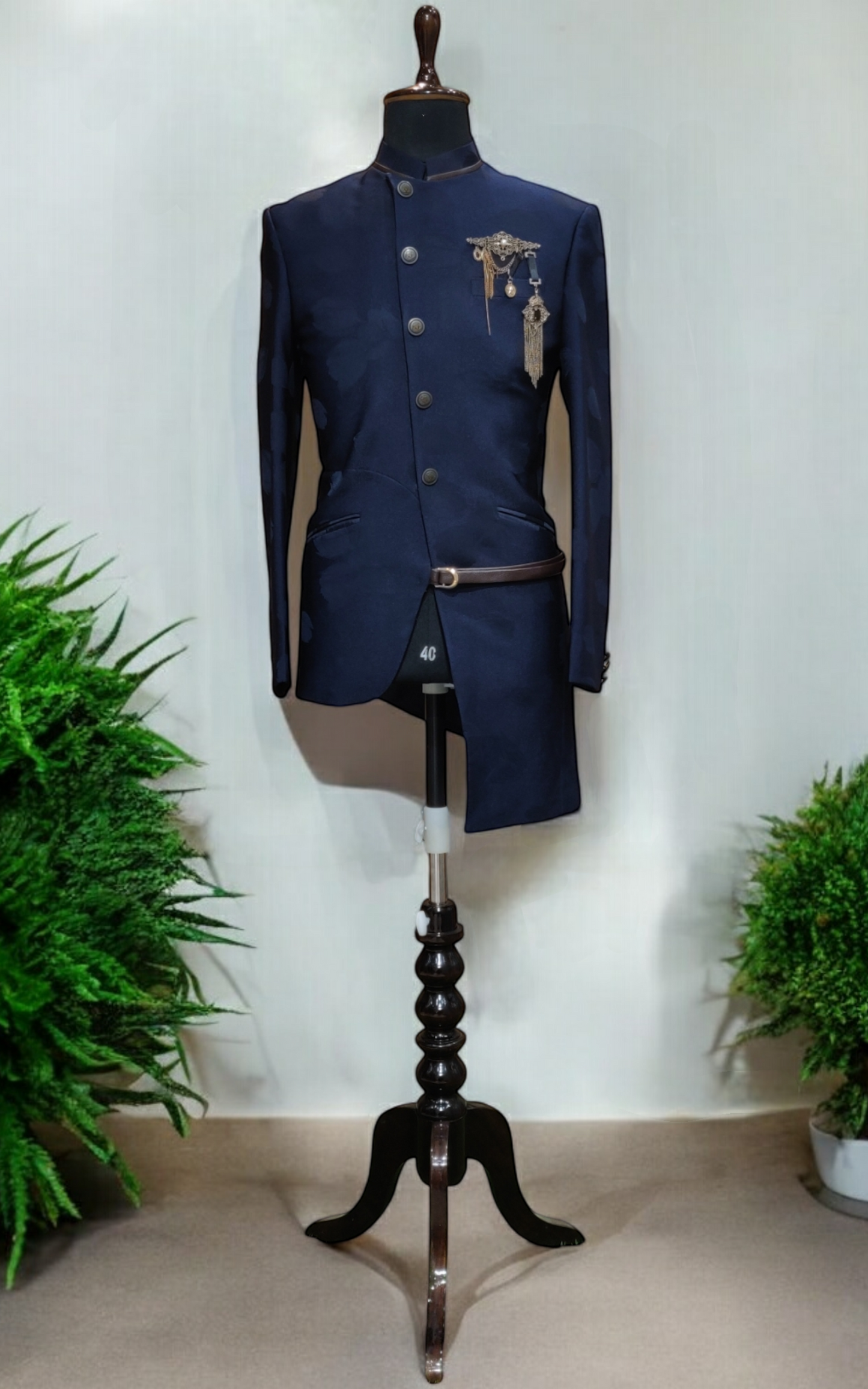 Fancy Jodhpuri Navy with belt