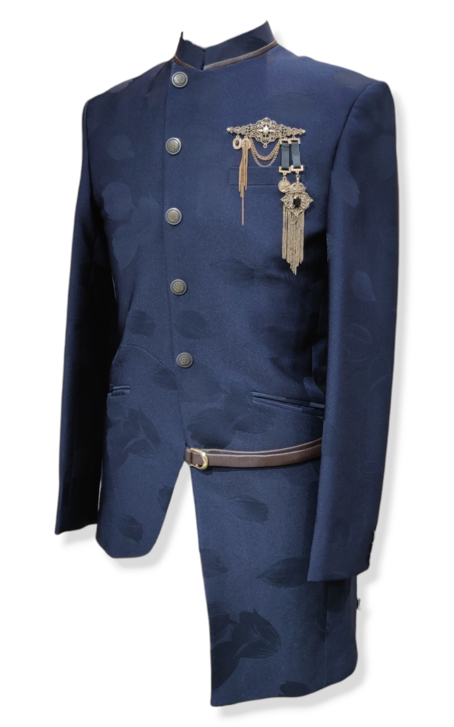 Fancy Jodhpuri Navy with belt