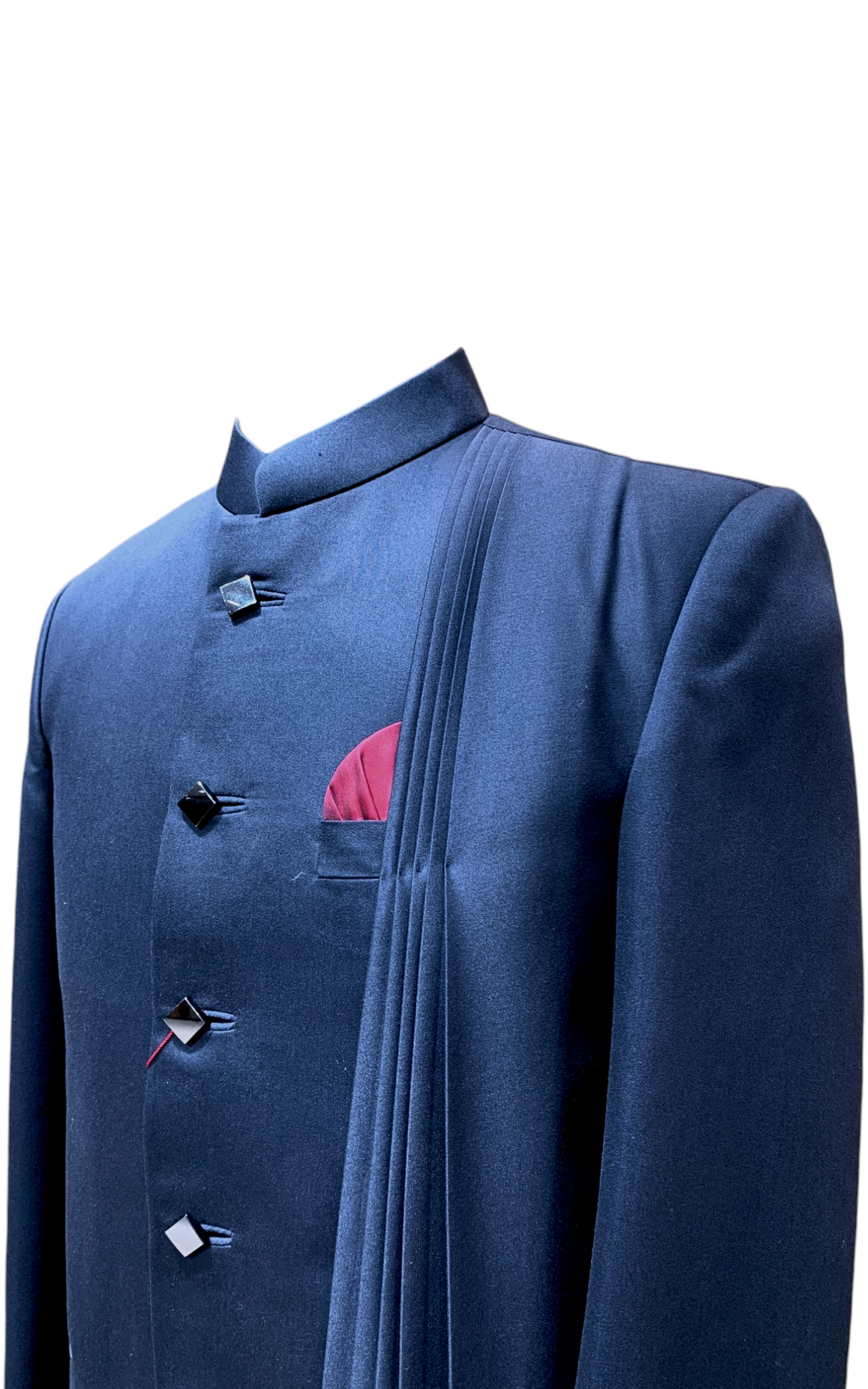 Elegant Jodhpuri Suit with a Contemporary Drape Design