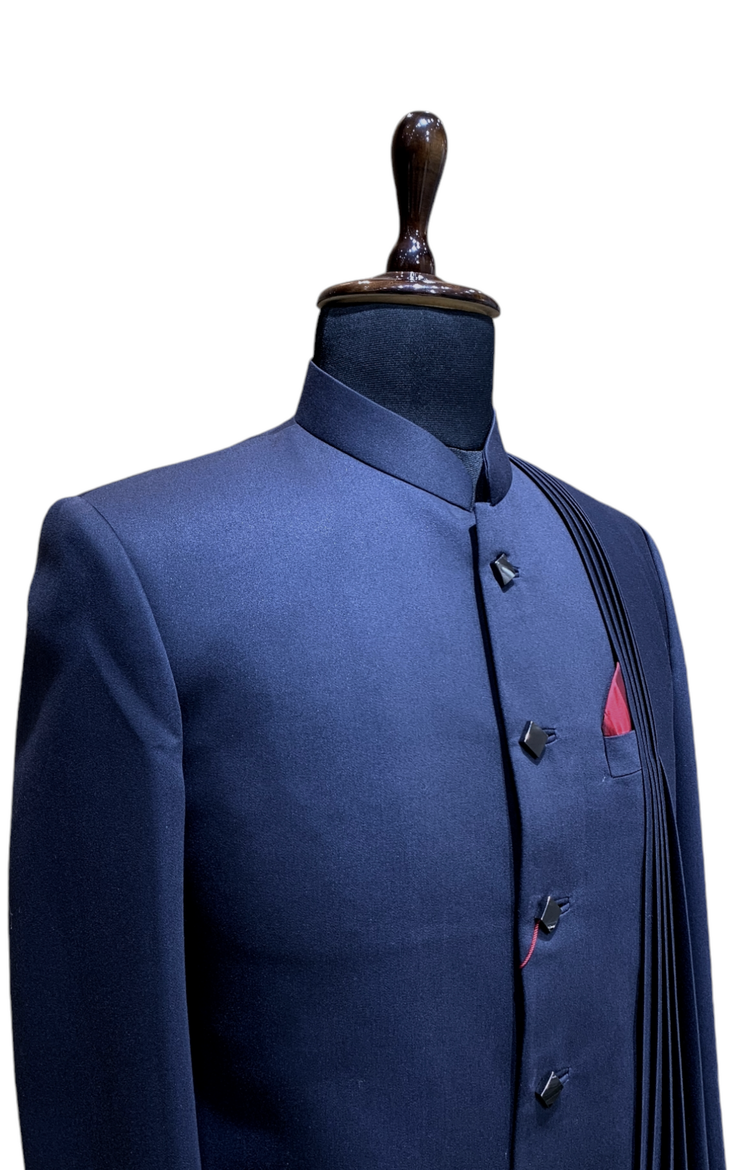 Elegant Jodhpuri Suit with a Contemporary Drape Design