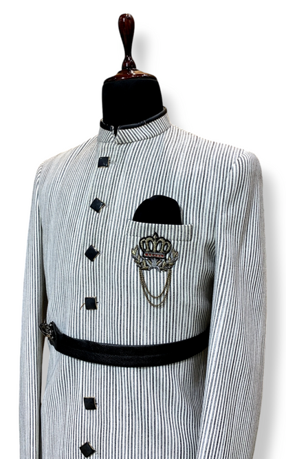 Designer Indo-Western with belt