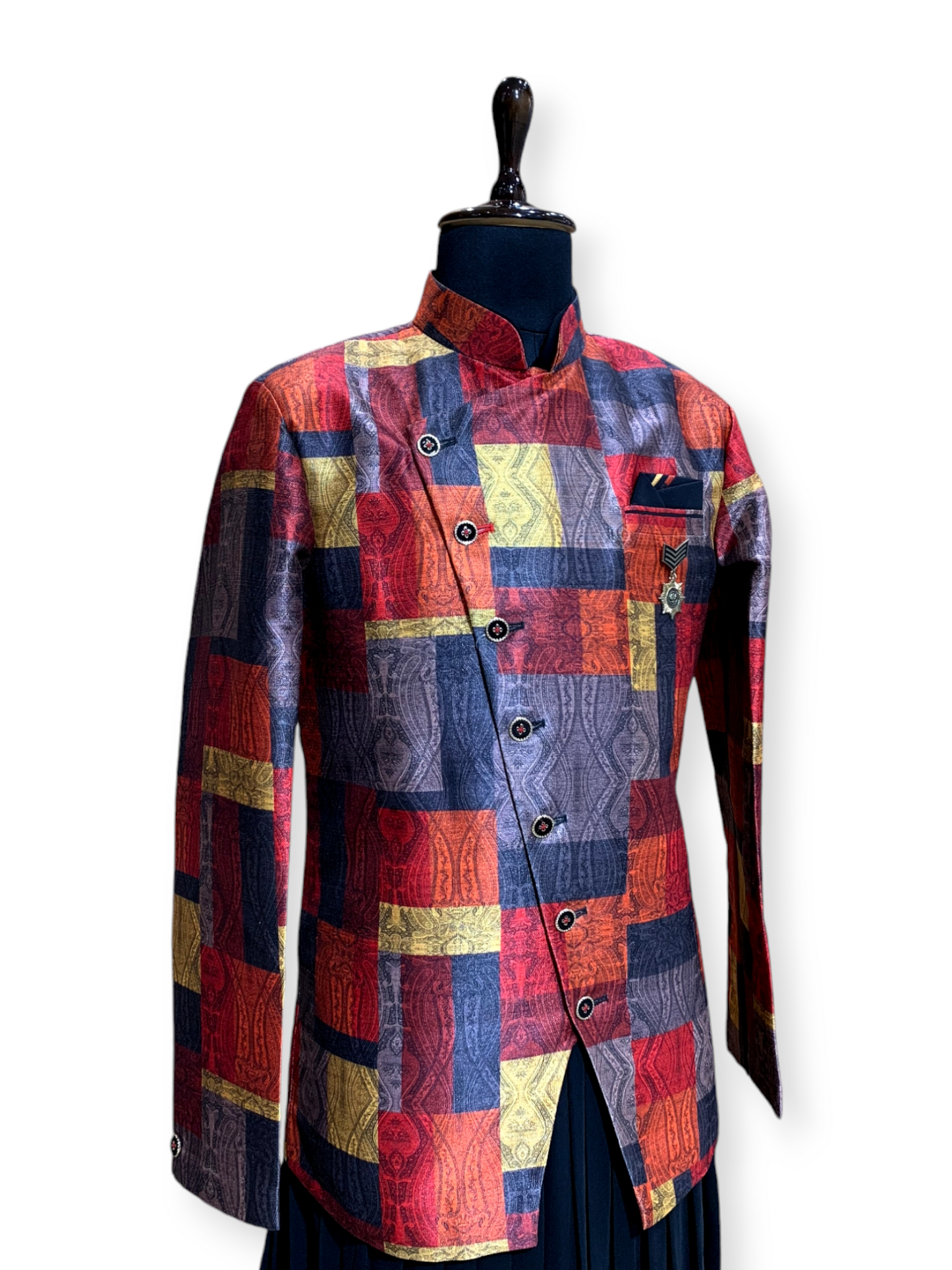 Elegant Jodhpuri Suit with a Designer Cowl Kurta