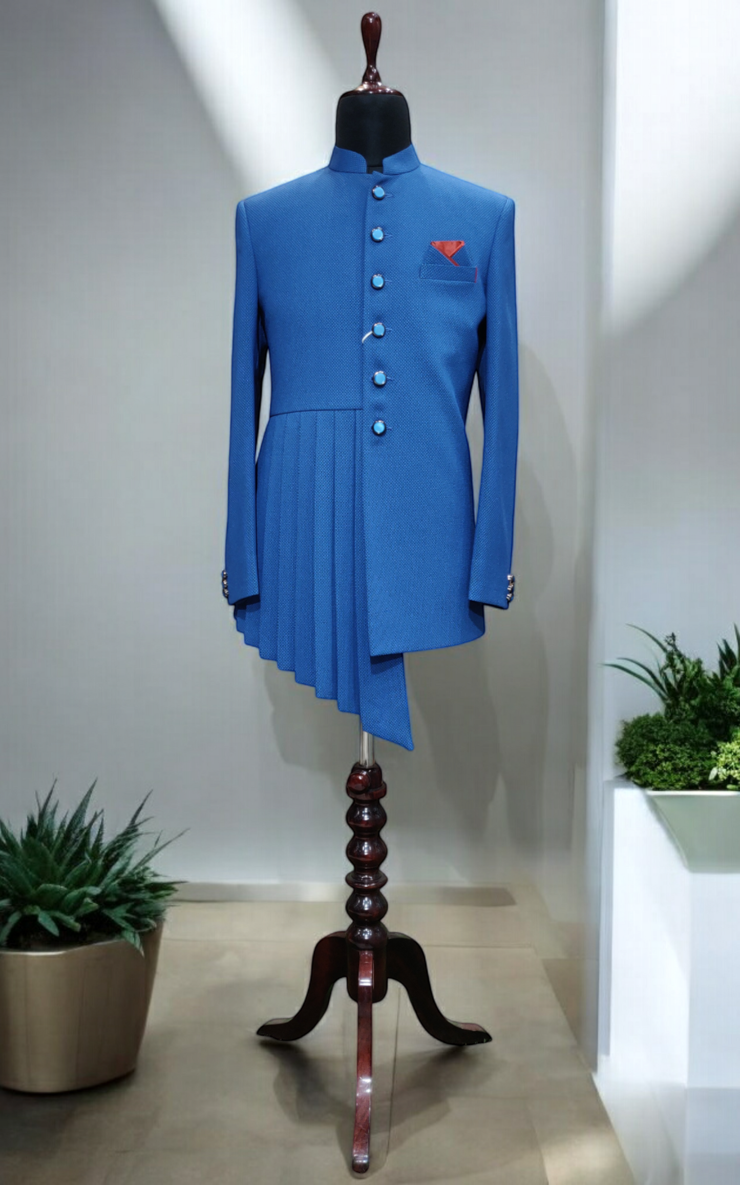 Designer Indo-Western with Matt Texture