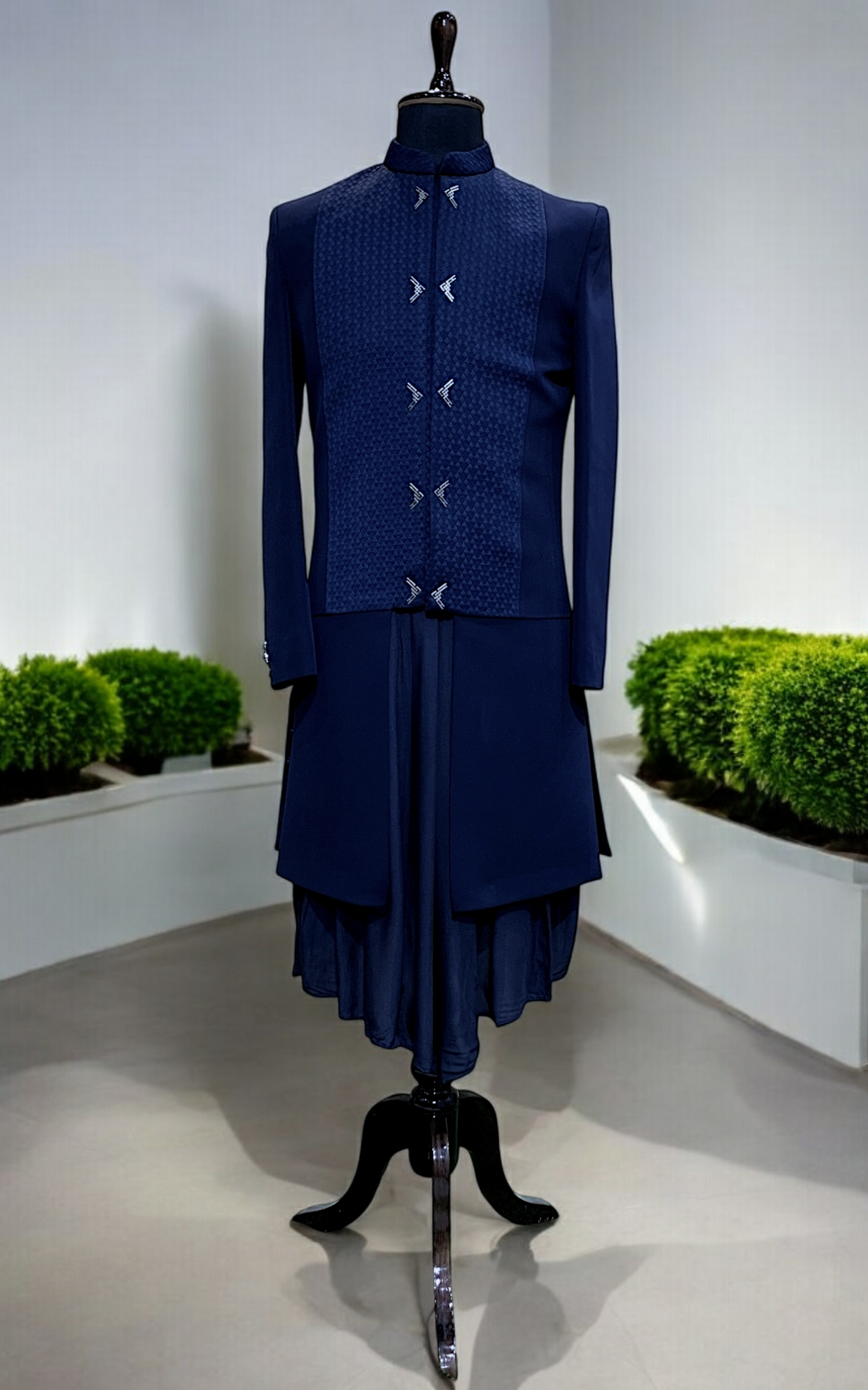 Designer Indo-Western with Anarkali Cowl Kurta