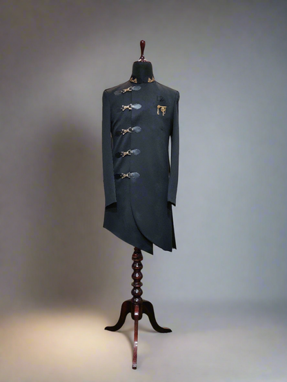 Designer Indo-Western Kedia Pattern With Hooks